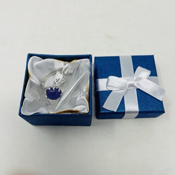 Karis Collection Burmese Purple Jade Size 7 Platinum Bond Brass Ring 4.70ct 5004 - Picture 7 of 7